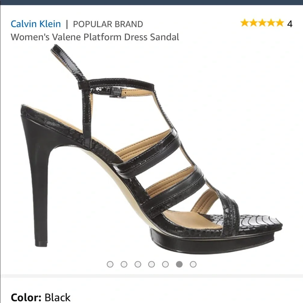 Calvin Klein new  Valene Platform Dress Sandal